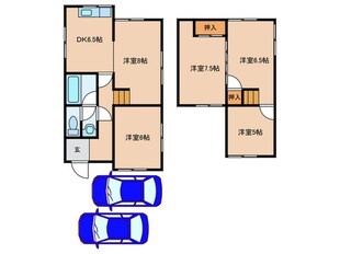 国松町戸建18の物件間取画像